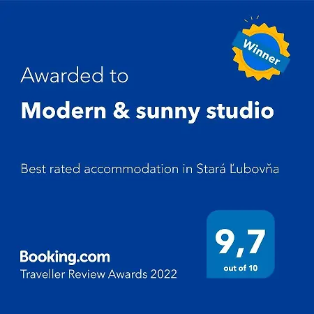 Апартаменты Modern & Sunny Studio Стара-Любовня